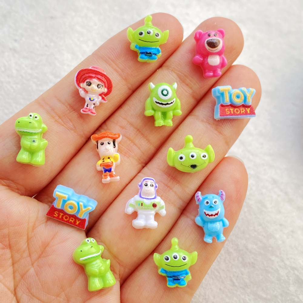 Art Craft Disney - 45Pcs Mixed Nail Art Resin Cartoon