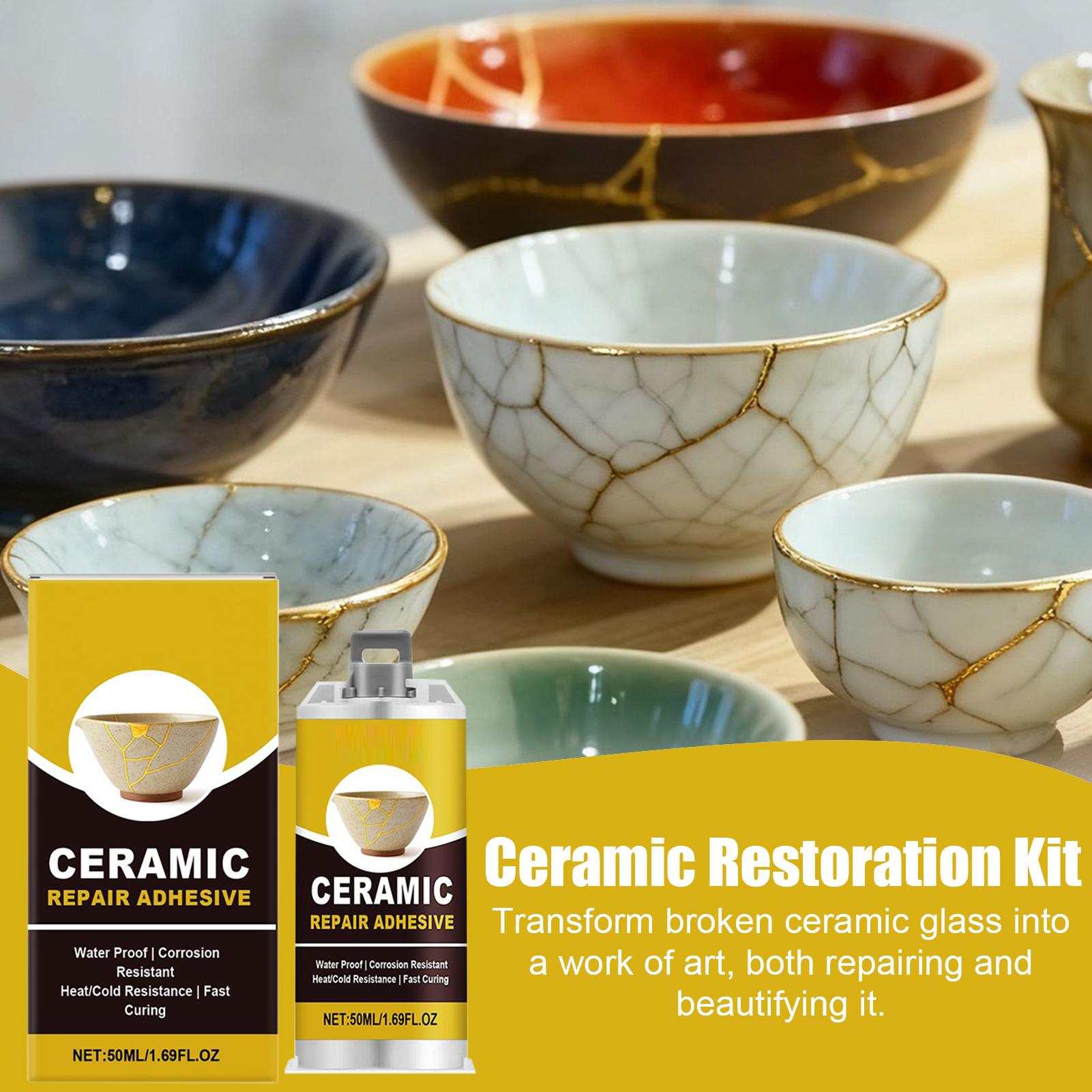Art Craft Workshop - Porcelain Repair Kit Broken Ceramics Glass