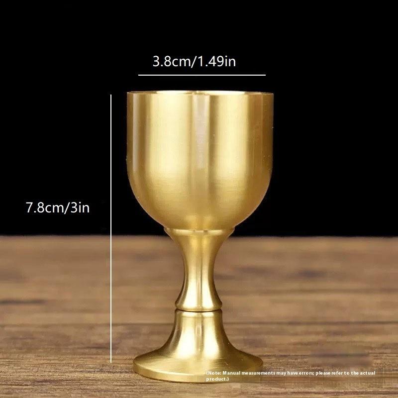 Art Craft Activity - 1PC Brass Wine Glass Restaurant Goblet