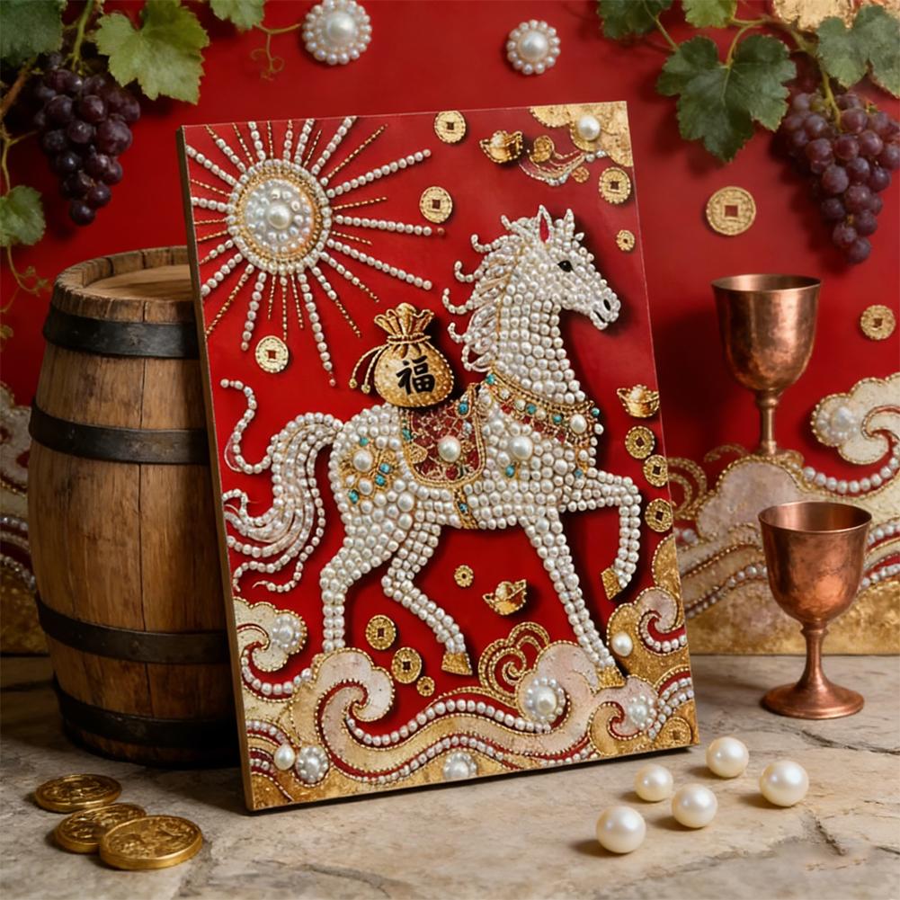 Art Craft Gift Ideas - DIY Pearl Diamond Art Kits 20x30cm