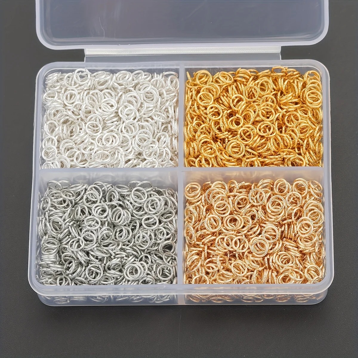 Art Craft Making - 1200pcs 3mm Open Jump Rings for