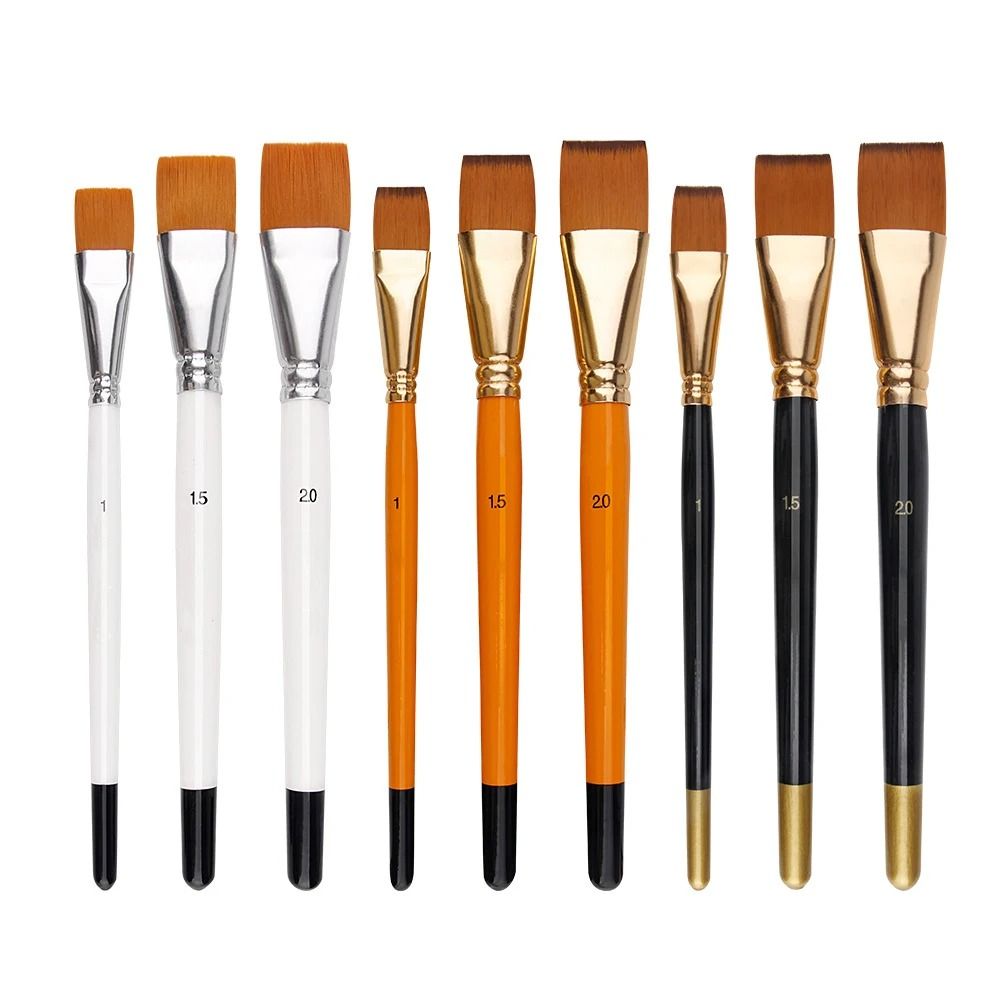 Watercolor Brush Pen - 3PCS/Set Oil Painting Brush 3Color Big