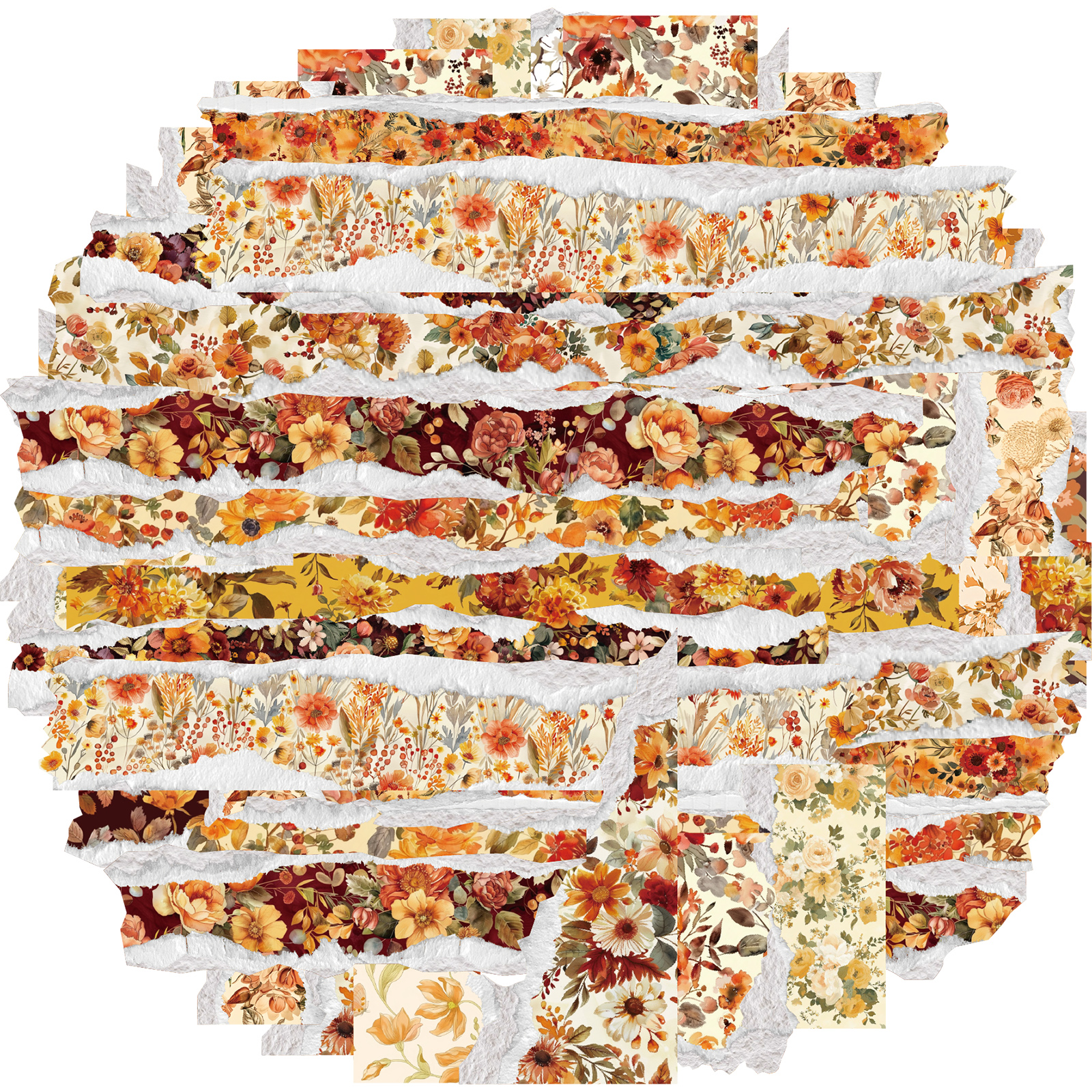 Art And Craft Autumn - Etori Life Warm Sunshine Flower Stickers
