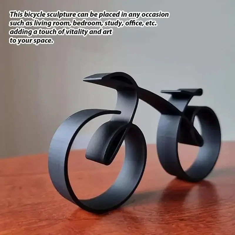 Art Craft Gift Ideas - Abstract Bicycle Geometry Line Art Minimalist