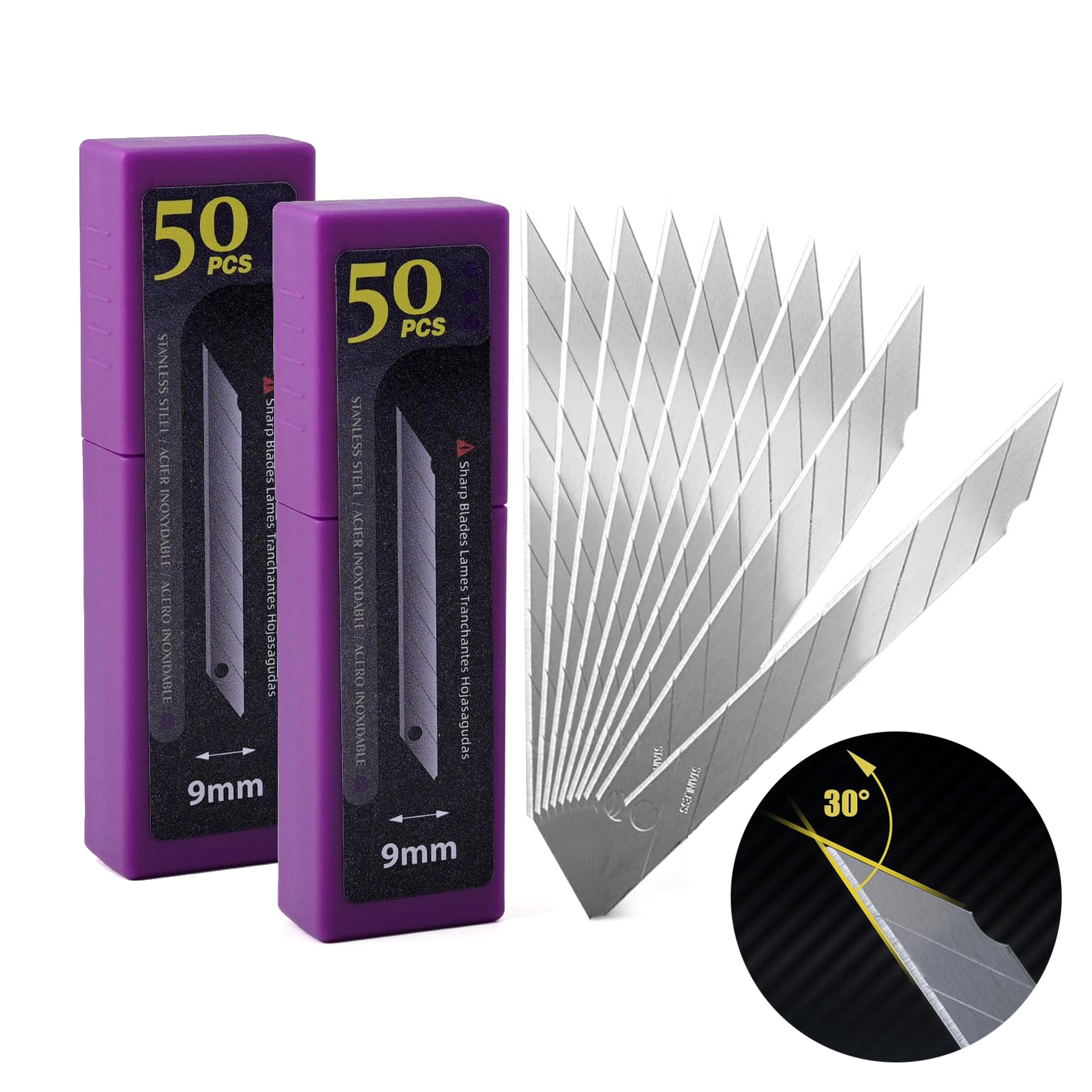 Art Craft Knife - FOSHIO Stainless Steel Replacement Blade For