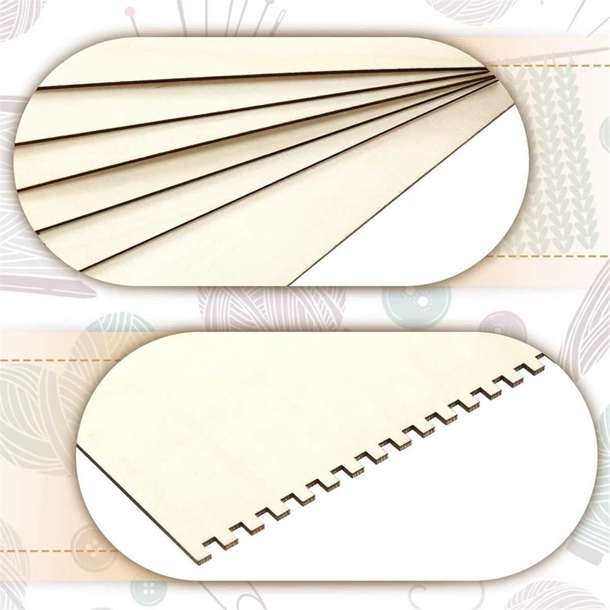 18 Pcs Beginners Wooden Notche – Art Craft Activity Bewertung und Preis