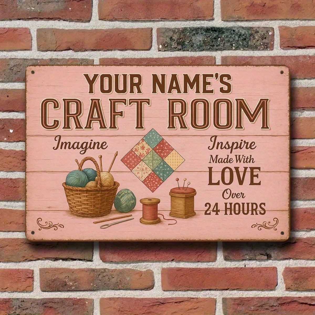 1PC Tin Sign Craft Room Decor  – Art Craft Workshop Bewertung und Preis