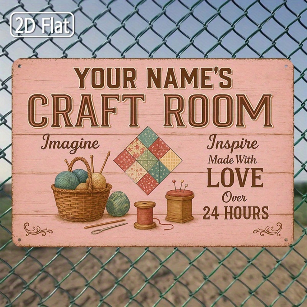 1PC Tin Sign Craft Room Decor  – Art Craft Workshop Bewertung und Preis