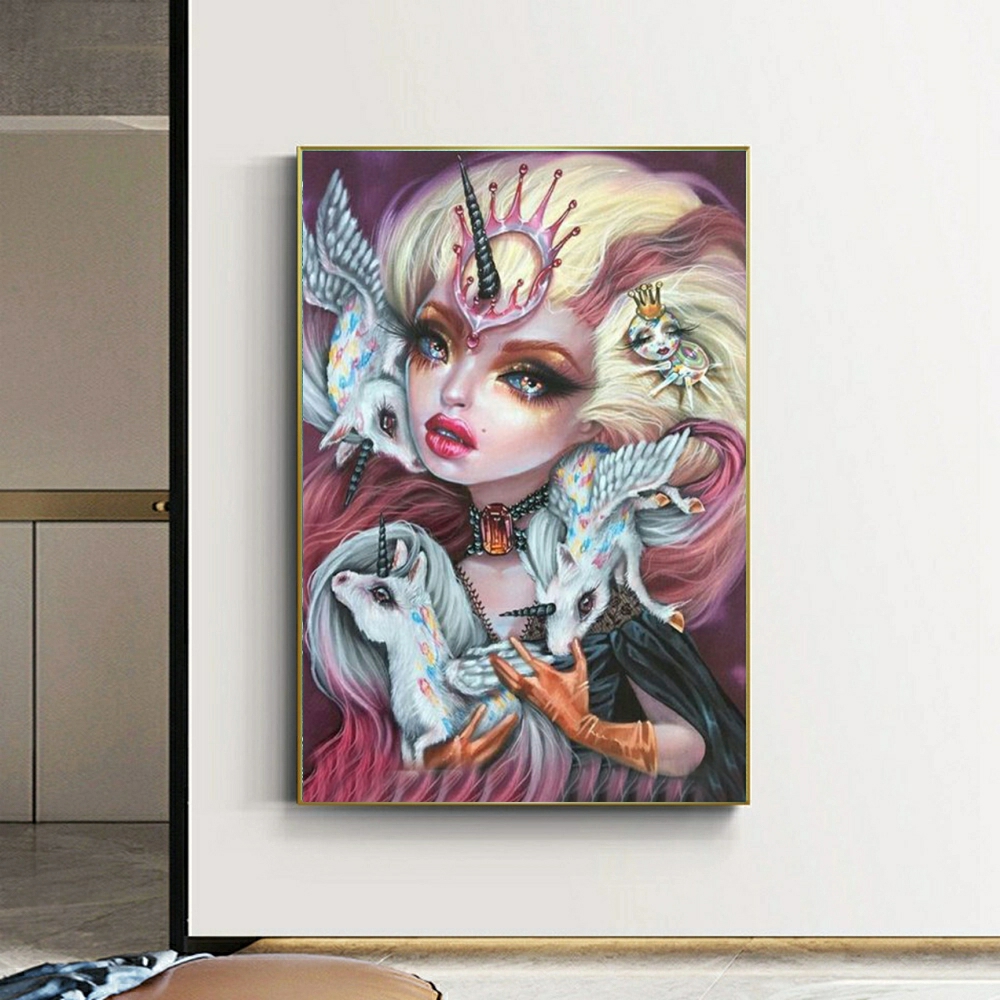 Cartoon Dark Girl Diamond Pain – Art Craft Disney Bewertung und Preis