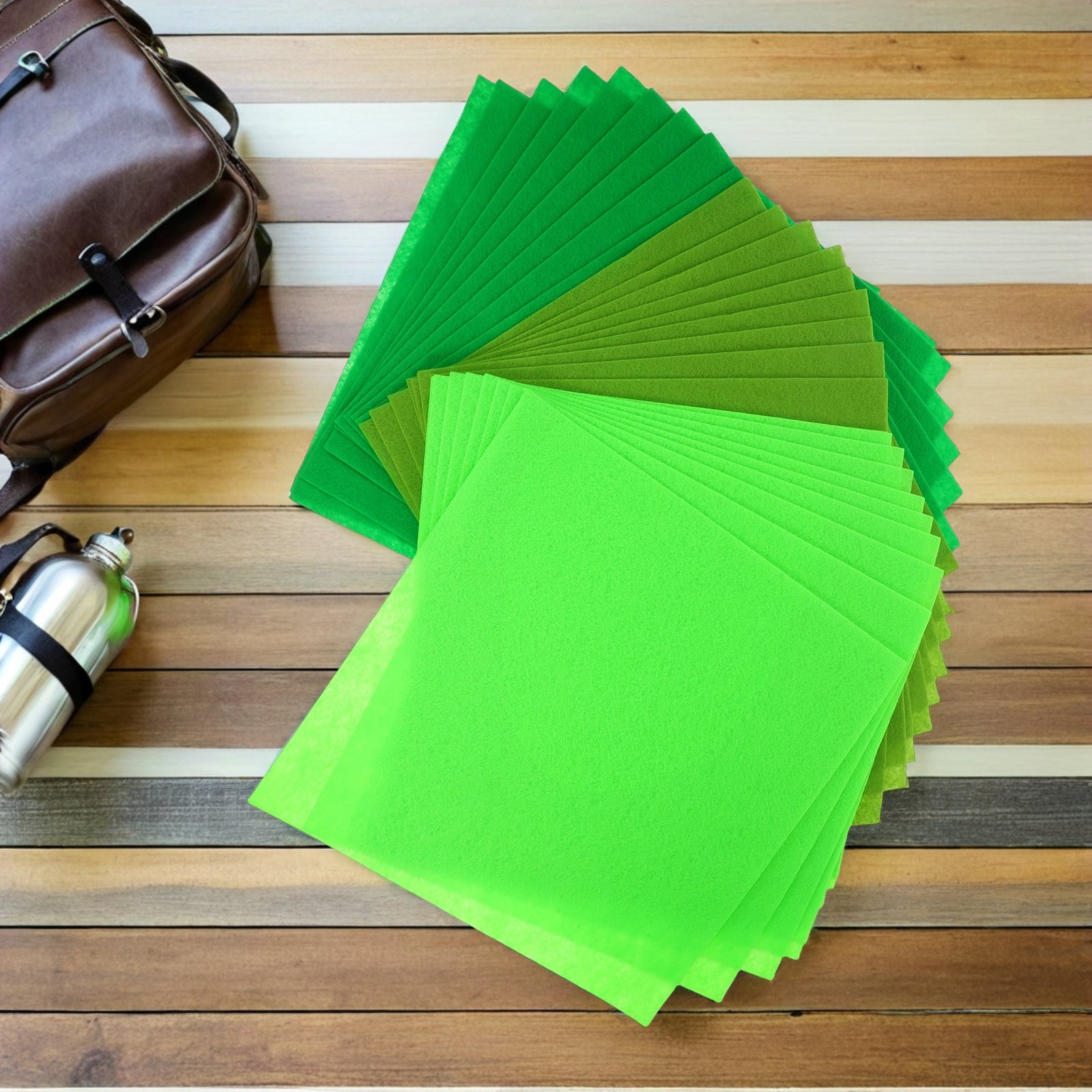 30Pcs Green Felt Sheets Thick  – Art And Craft Autumn Bewertung und Preis