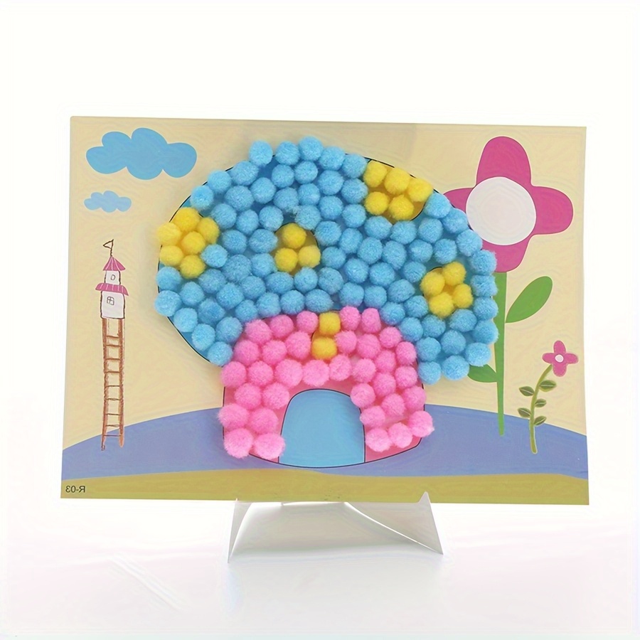2pcs 16x21cm Colorful Pom-Pom  – Art Craft Animals Bewertung und Preis