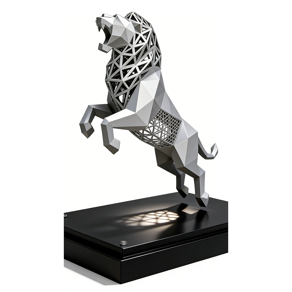Custom SLM Metal 3D Printing S – Art Craft Lion Bewertung und Preis
