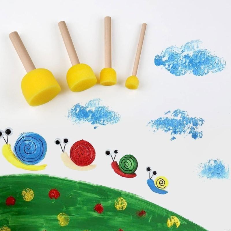 30Pieces Round Sponges Brush S – Art Craft Description Bewertung und Preis