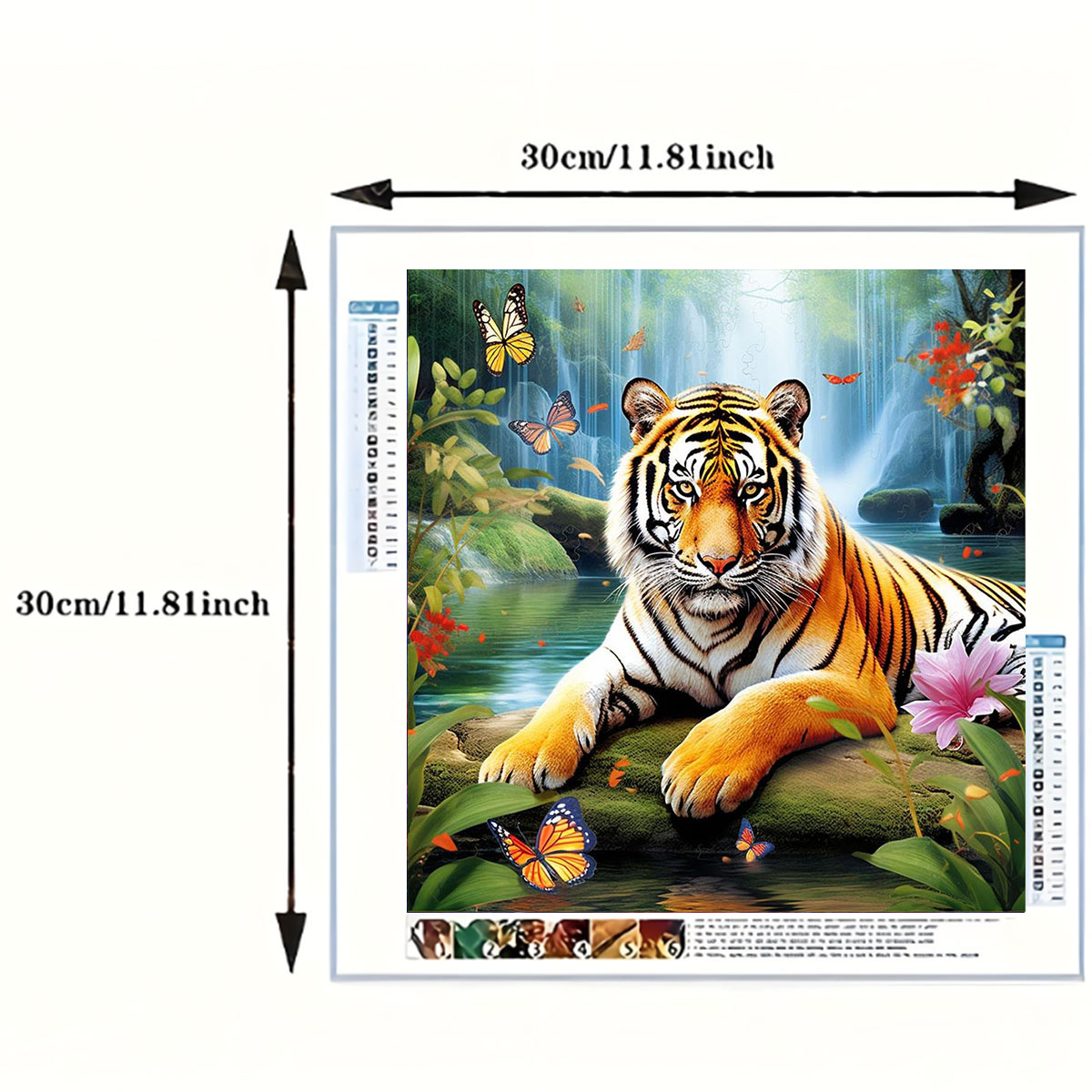 1 set of Tiger King Diamond Pa – Art Craft Animals Bewertung und Preis
