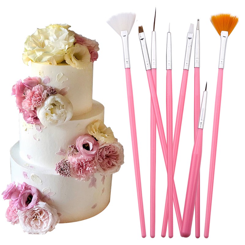 15Pcs/Set Sugar Craft Brush Fo – Art Craft Activity Bewertung und Preis
