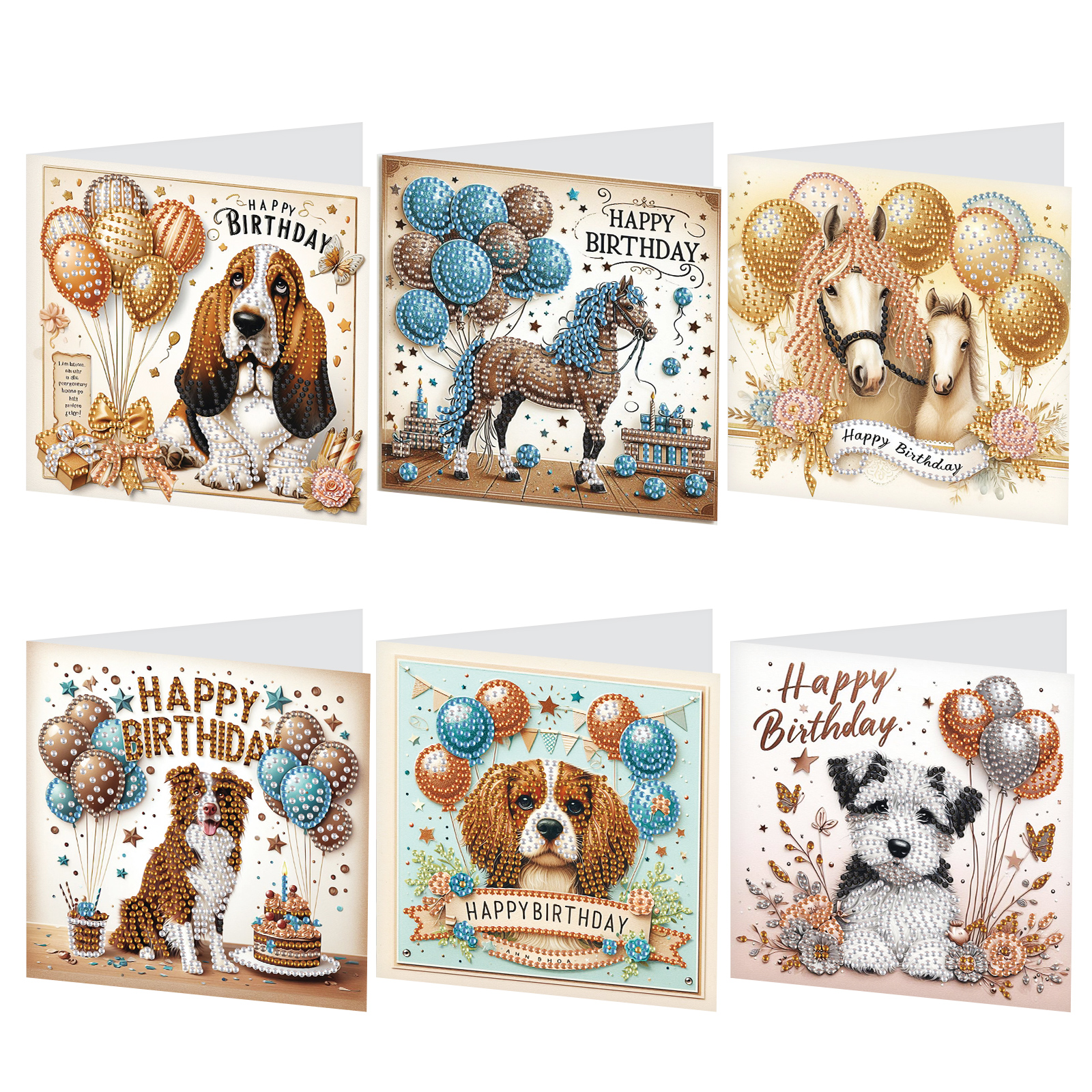 6 Pcs Diamond Art Painting Gre – Art Craft Animals Bewertung und Preis