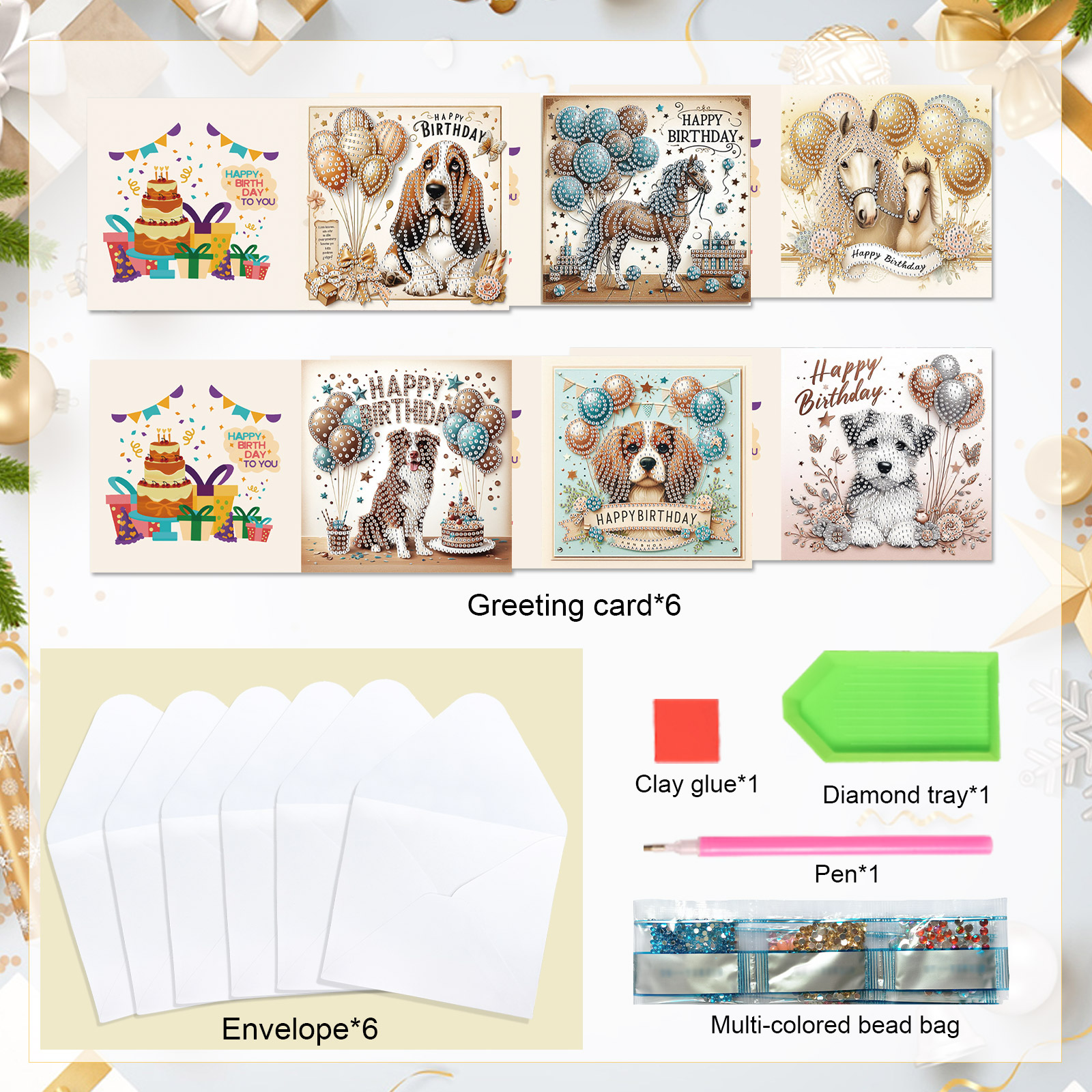 6 Pcs Diamond Art Painting Gre – Art Craft Animals Bewertung und Preis