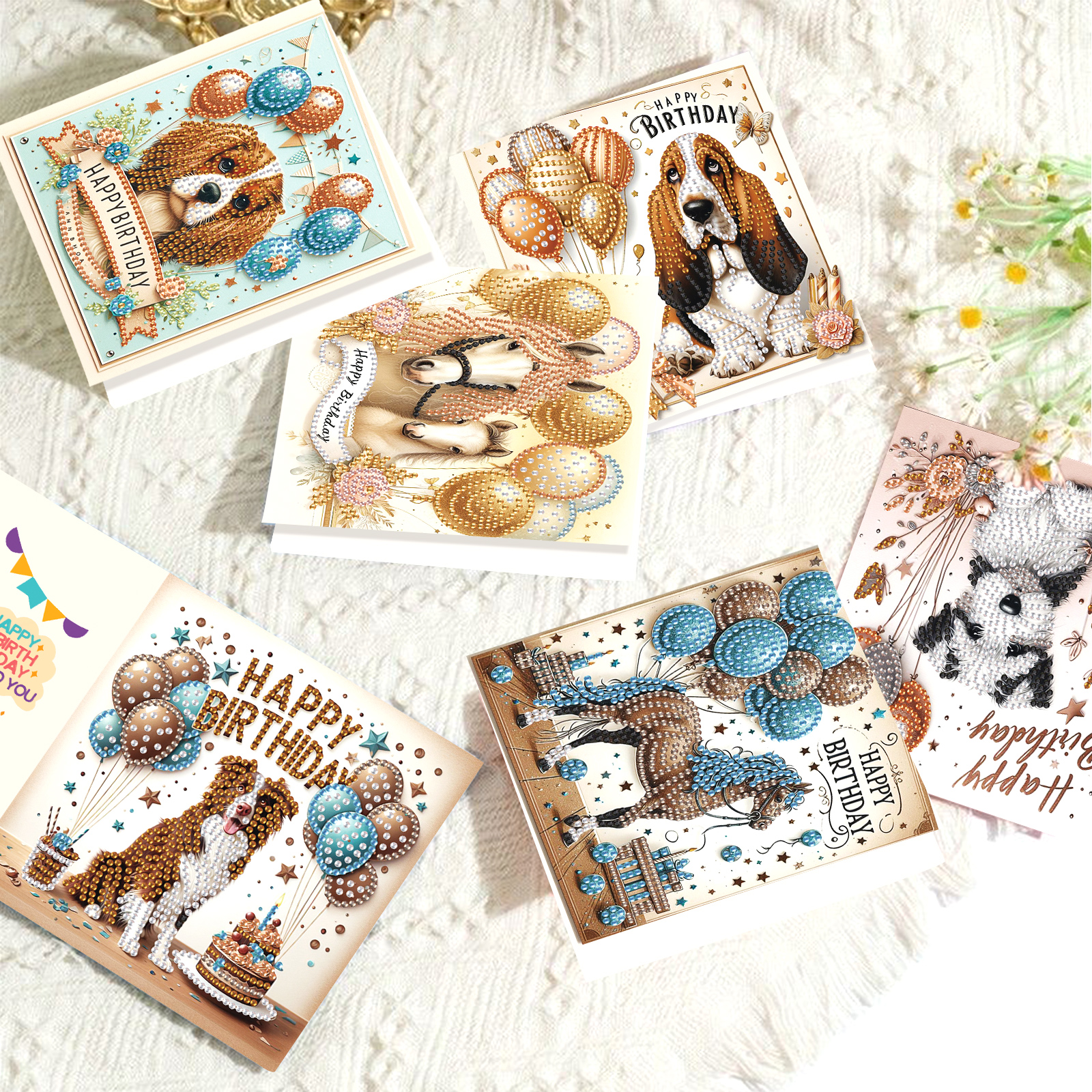 6 Pcs Diamond Art Painting Gre – Art Craft Animals Bewertung und Preis
