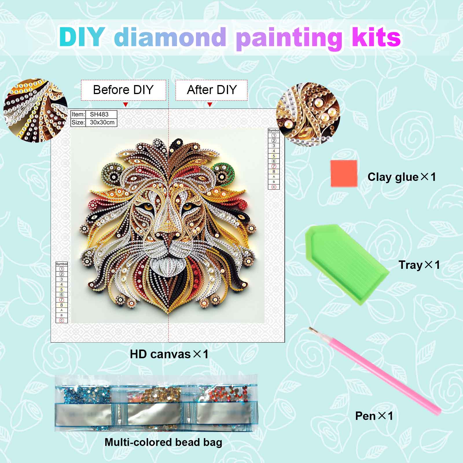 Special Shape Diamond Kits for – Art Craft Lion Bewertung und Preis
