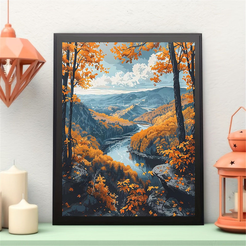HUACAN Field Mountain Cross Po – Art And Craft Autumn Bewertung und Preis
