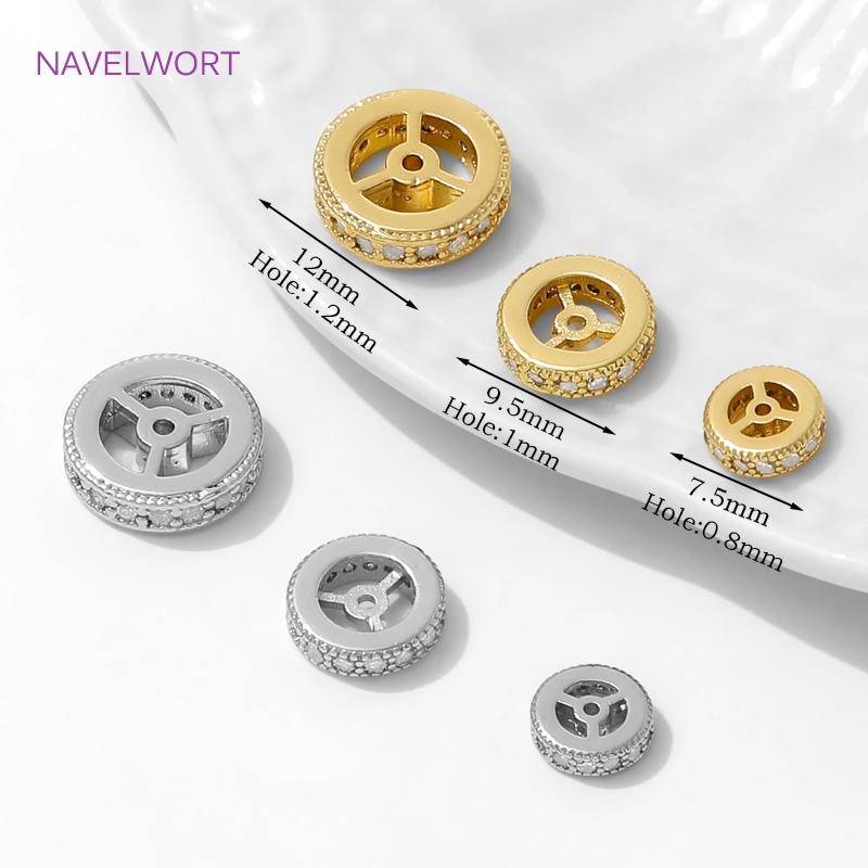 18K Gold Plated Round Wheel Sp – Art Craft Making Bewertung und Preis