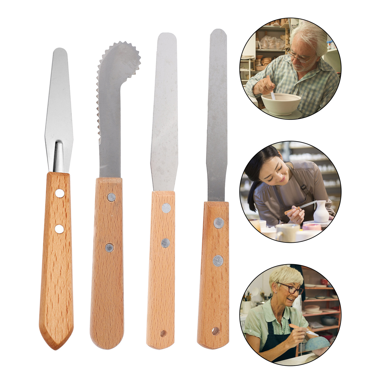 4Pcs Stainless Steel Palette K – Art Craft Knife Bewertung und Preis