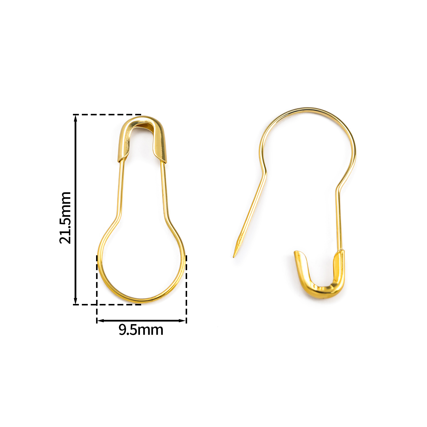 100Pcs/Lot Metal Gourd Safety  – Art Craft Making Bewertung und Preis