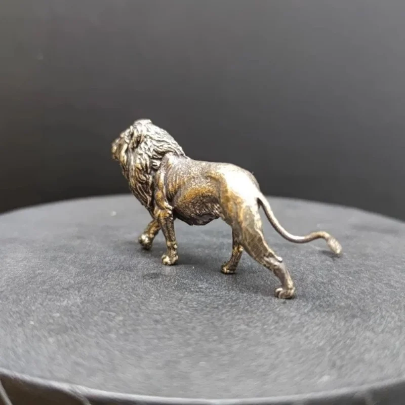 Mini Solid Brass Lion Sculptur – Art Craft Lion Bewertung und Preis