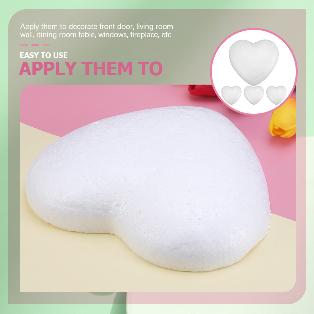 4Pcs Love Heart Foam Shapes Cr – Art And Craft Valentine Bewertung und Preis