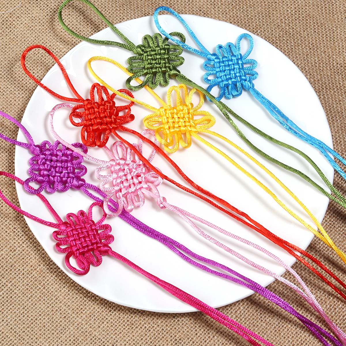 10Pcs Colorful Chinese Knots P – Art Craft Activity Bewertung und Preis