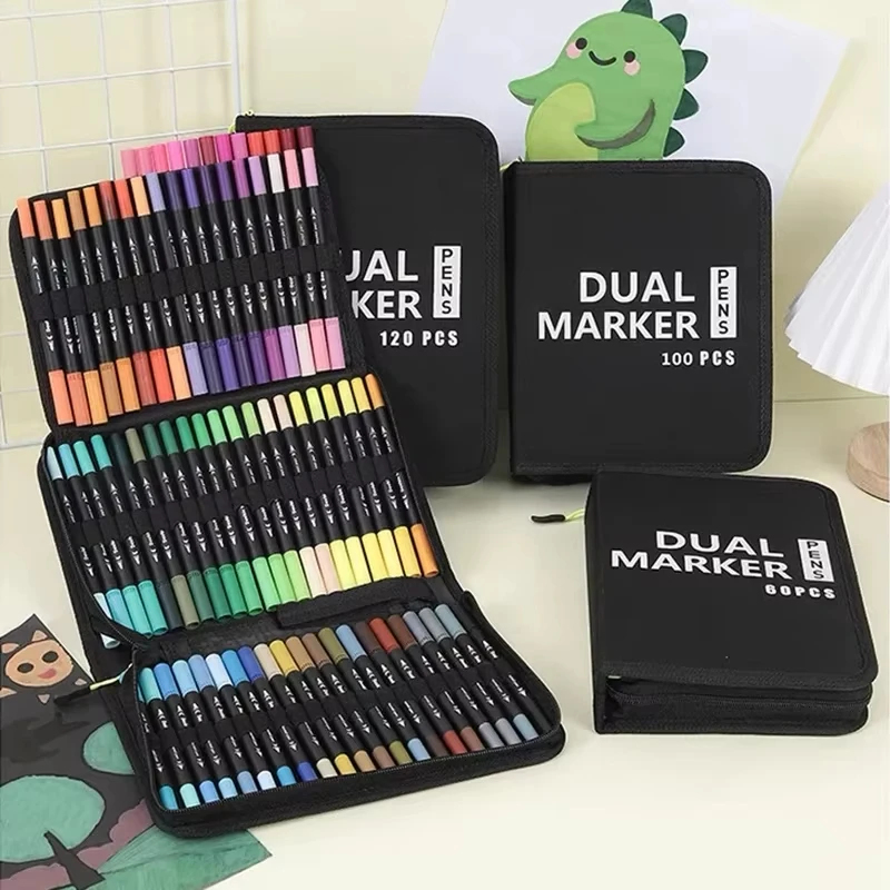 72 Colors Dual Tip Watercolor  – Watercolor Brush Pen Bewertung und Preis