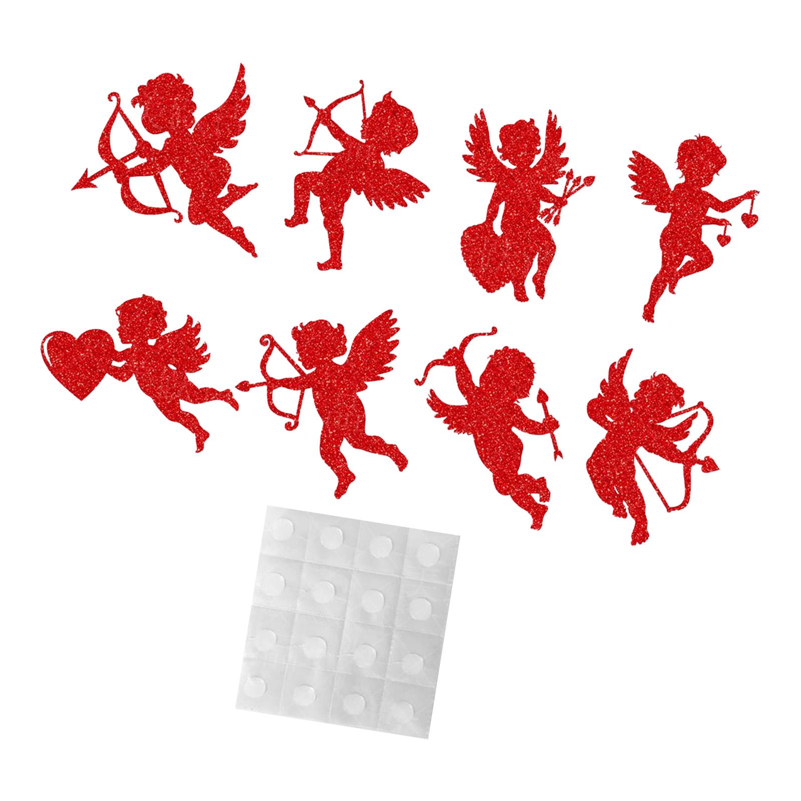 Glitter Red Cupid Cutouts Prin – Art And Craft Valentine Bewertung und Preis
