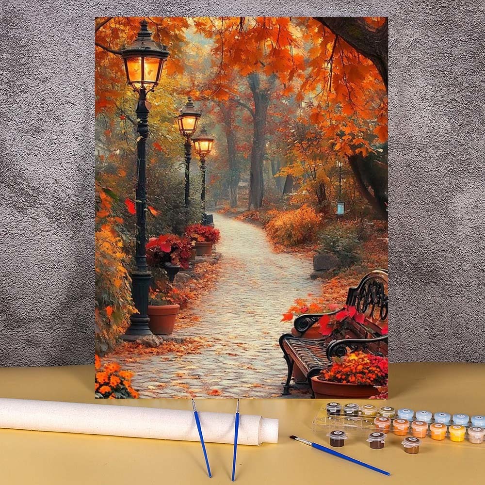 1pc frameless 20x30cm Paint By – Art And Craft Autumn Bewertung und Preis