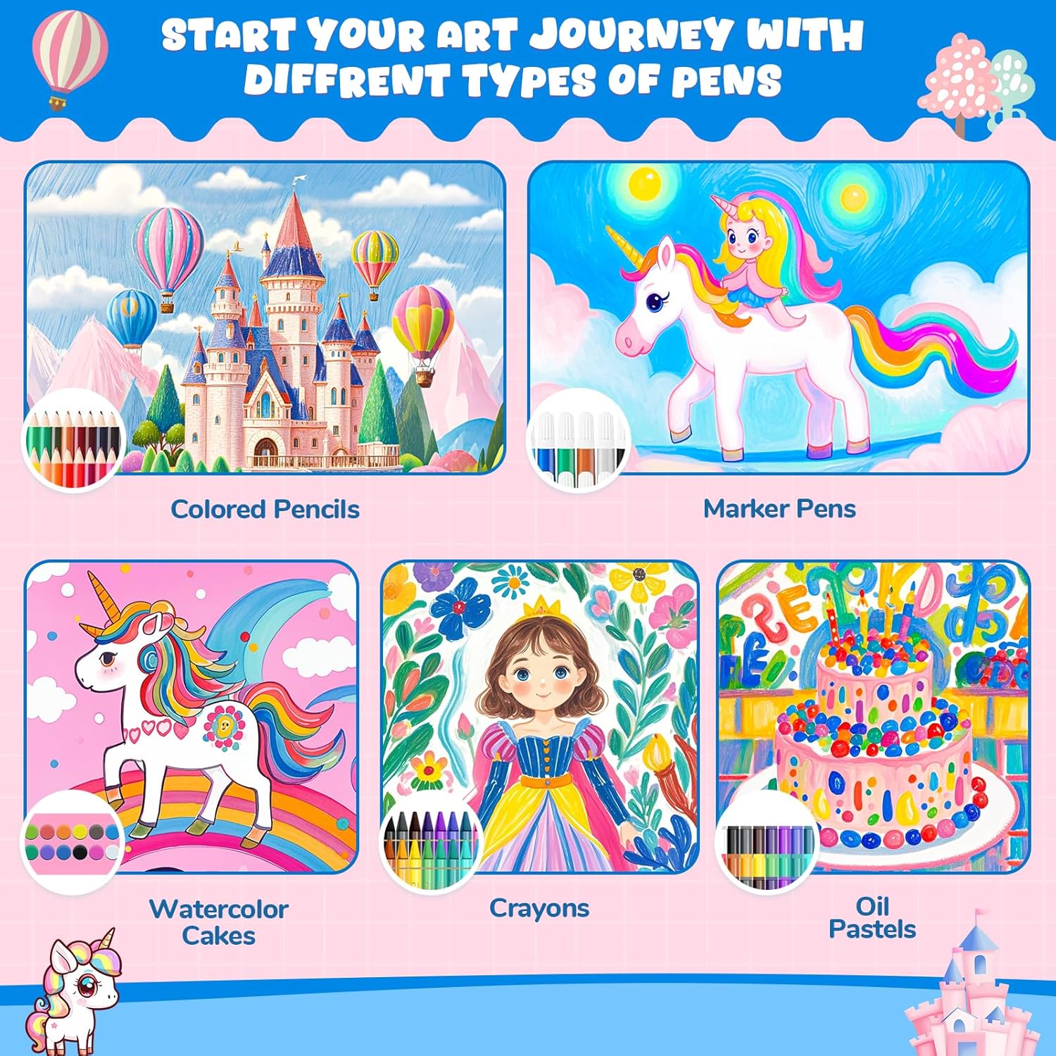 Coloring Book Set for Kids, Di – Watercolor Brush Pen Bewertung und Preis