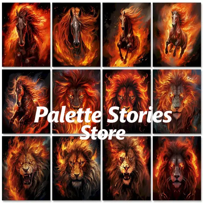 1PC frameless Paint By Numbers – Art Craft Lion Bewertung und Preis