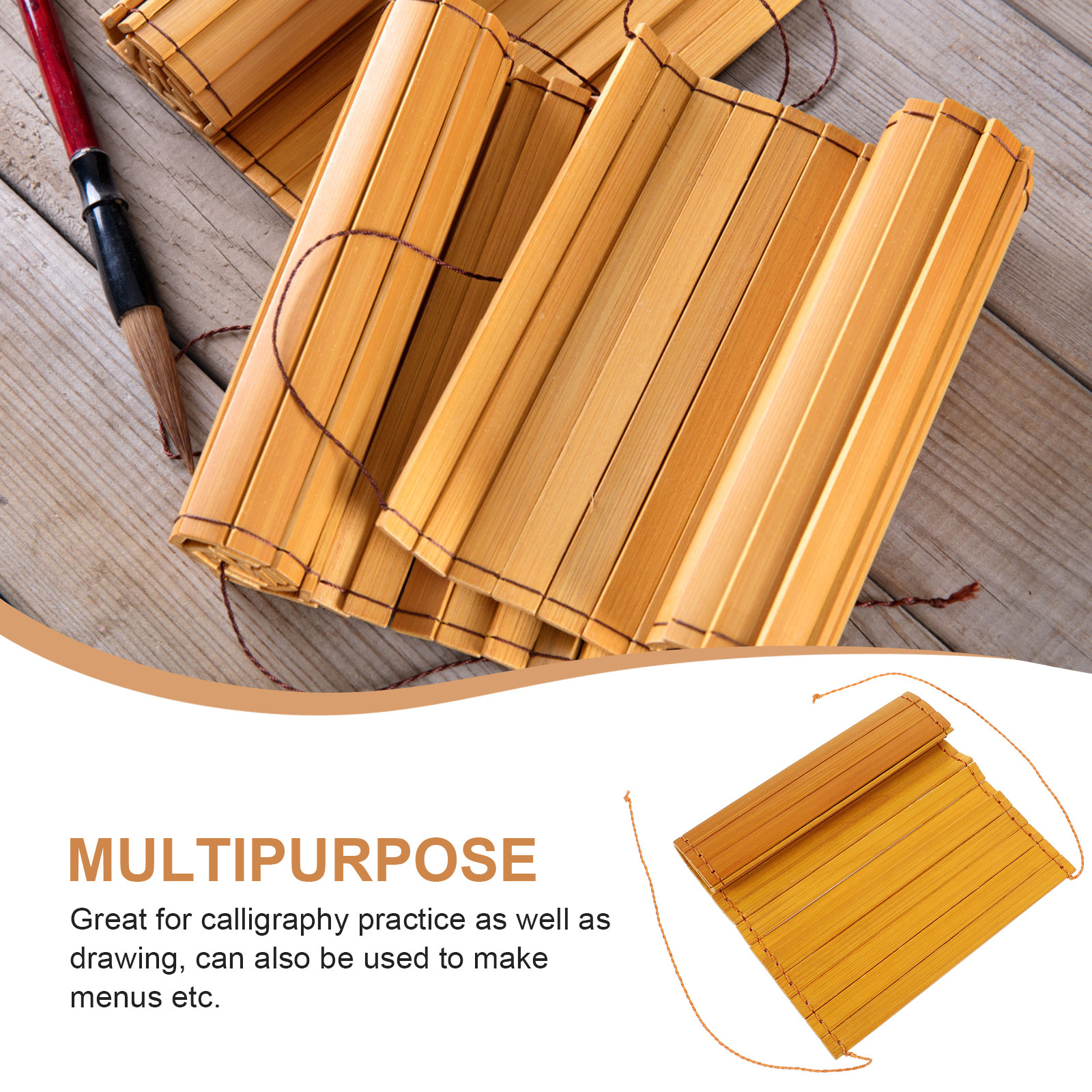 Blank Bamboo Book Slips Unfini – Watercolor Brush Pen Bewertung und Preis