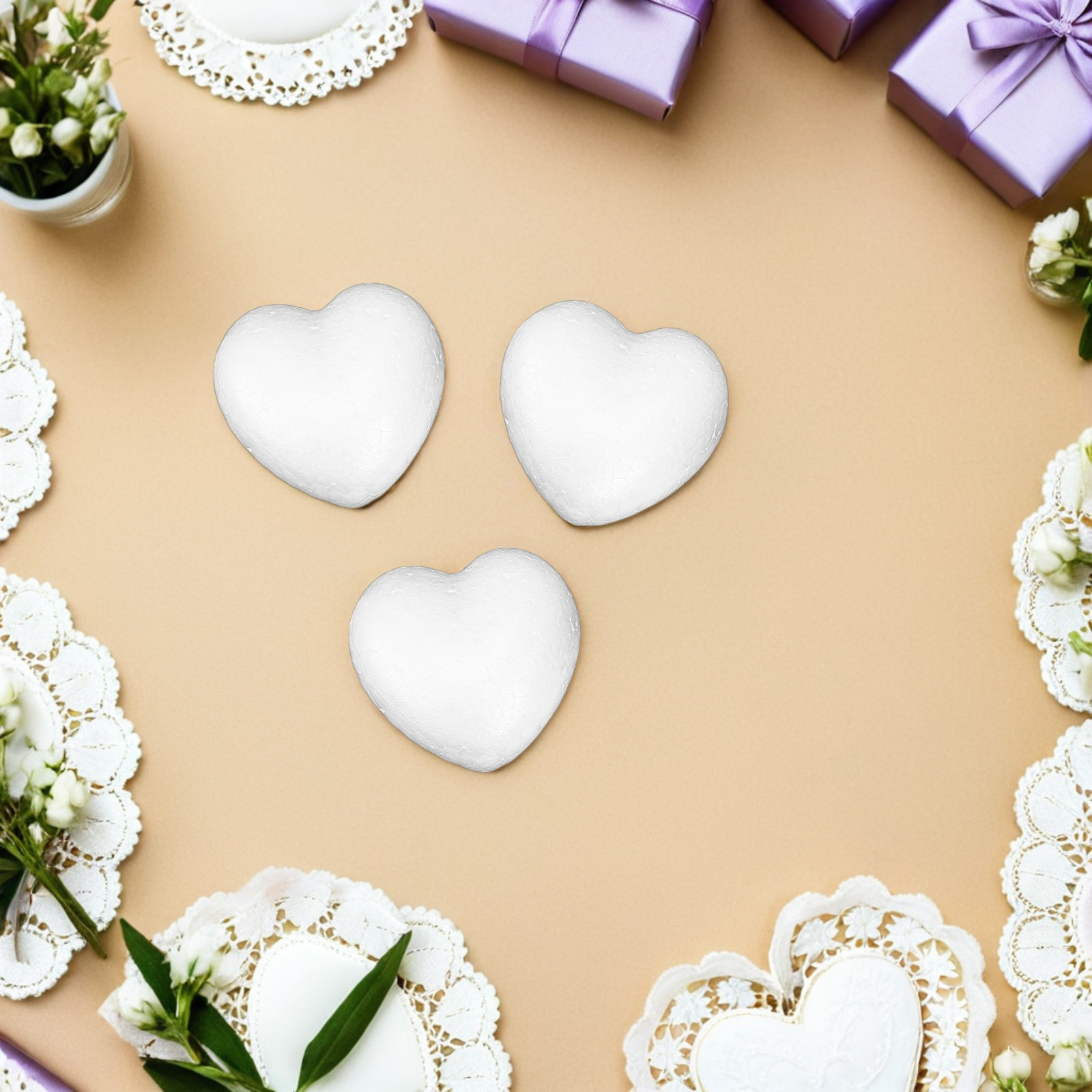 20Pcs Blank Heart Foam Balls D – Art And Craft Valentine Bewertung und Preis