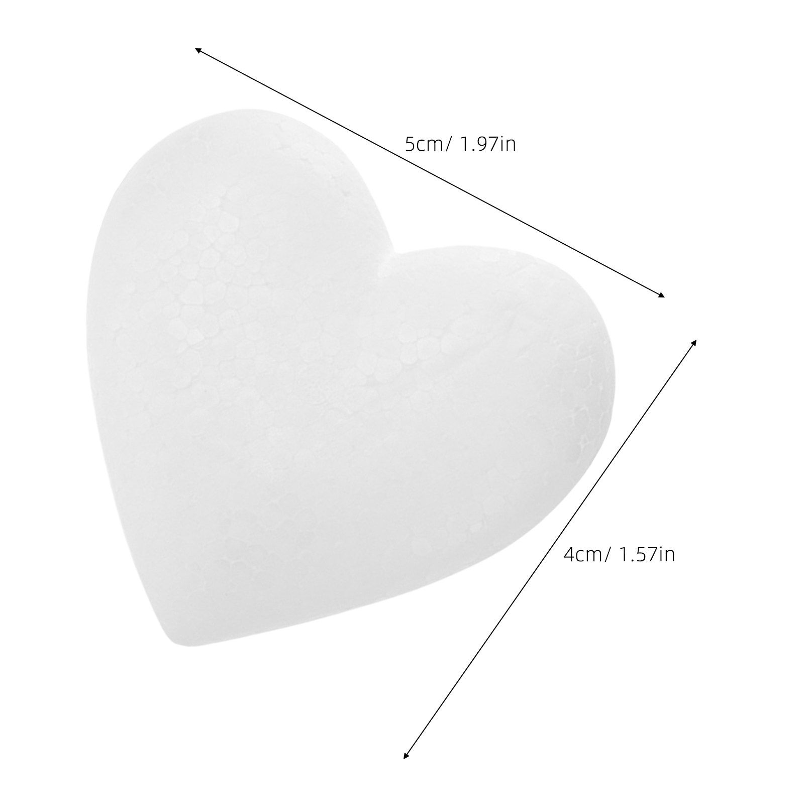 20Pcs Blank Heart Foam Balls D – Art And Craft Valentine Bewertung und Preis