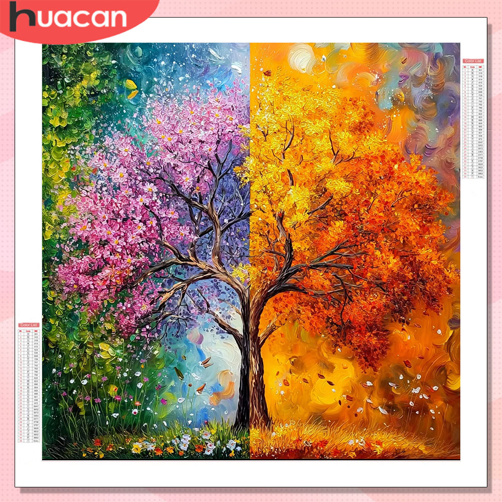 HUACAN Diamond Art Square Tree – Art And Craft Autumn Bewertung und Preis