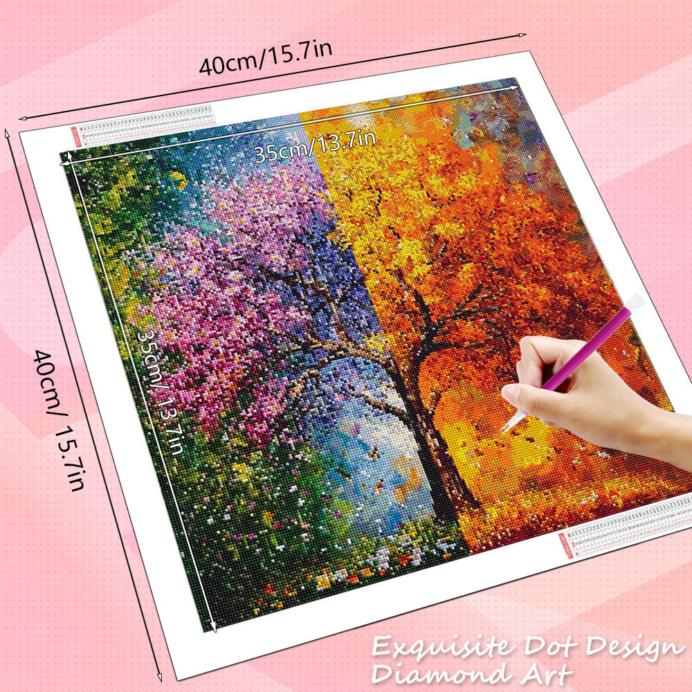 HUACAN Diamond Art Square Tree – Art And Craft Autumn Bewertung und Preis