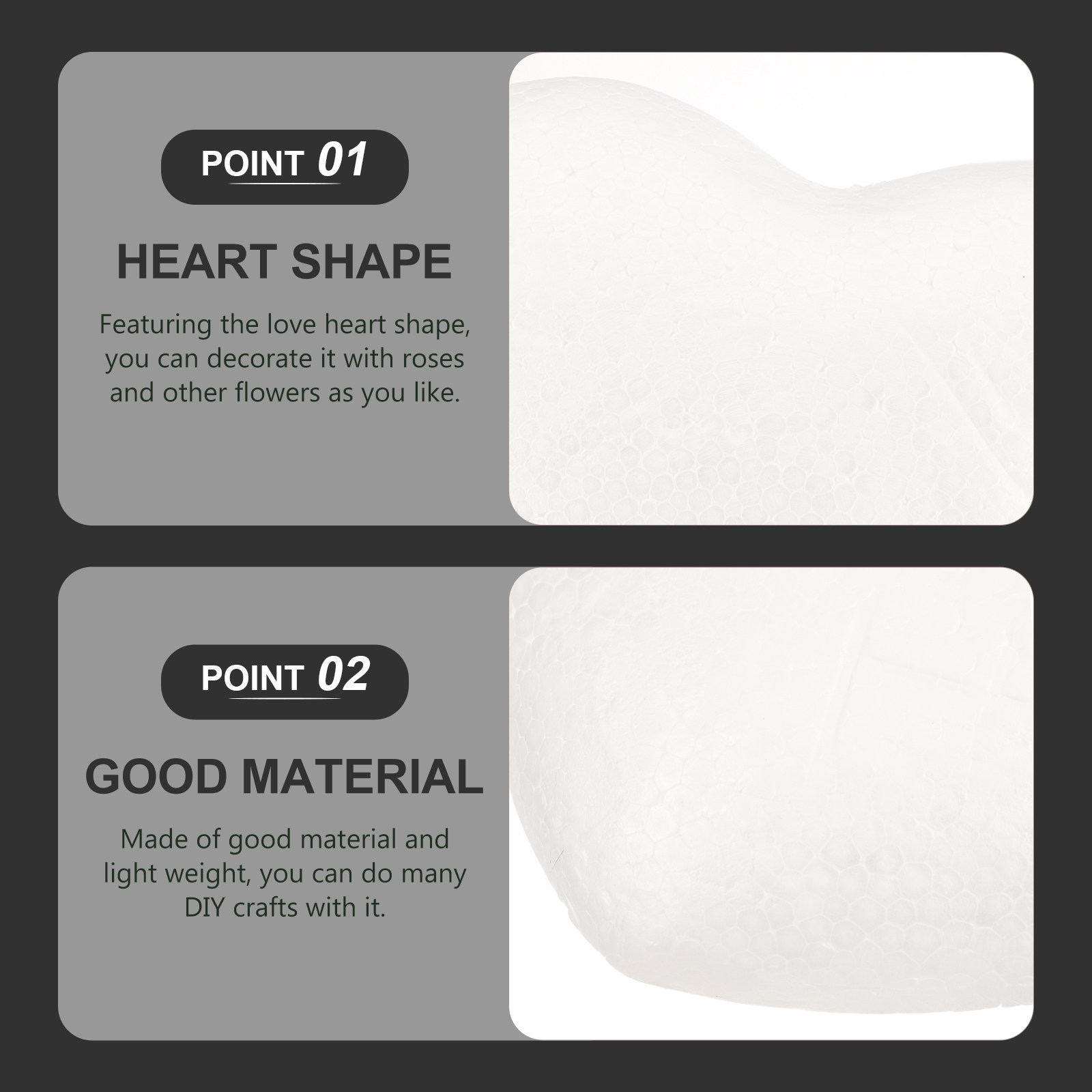 White 23Cm Modeling Heart Poly – Art And Craft Valentine Bewertung und Preis