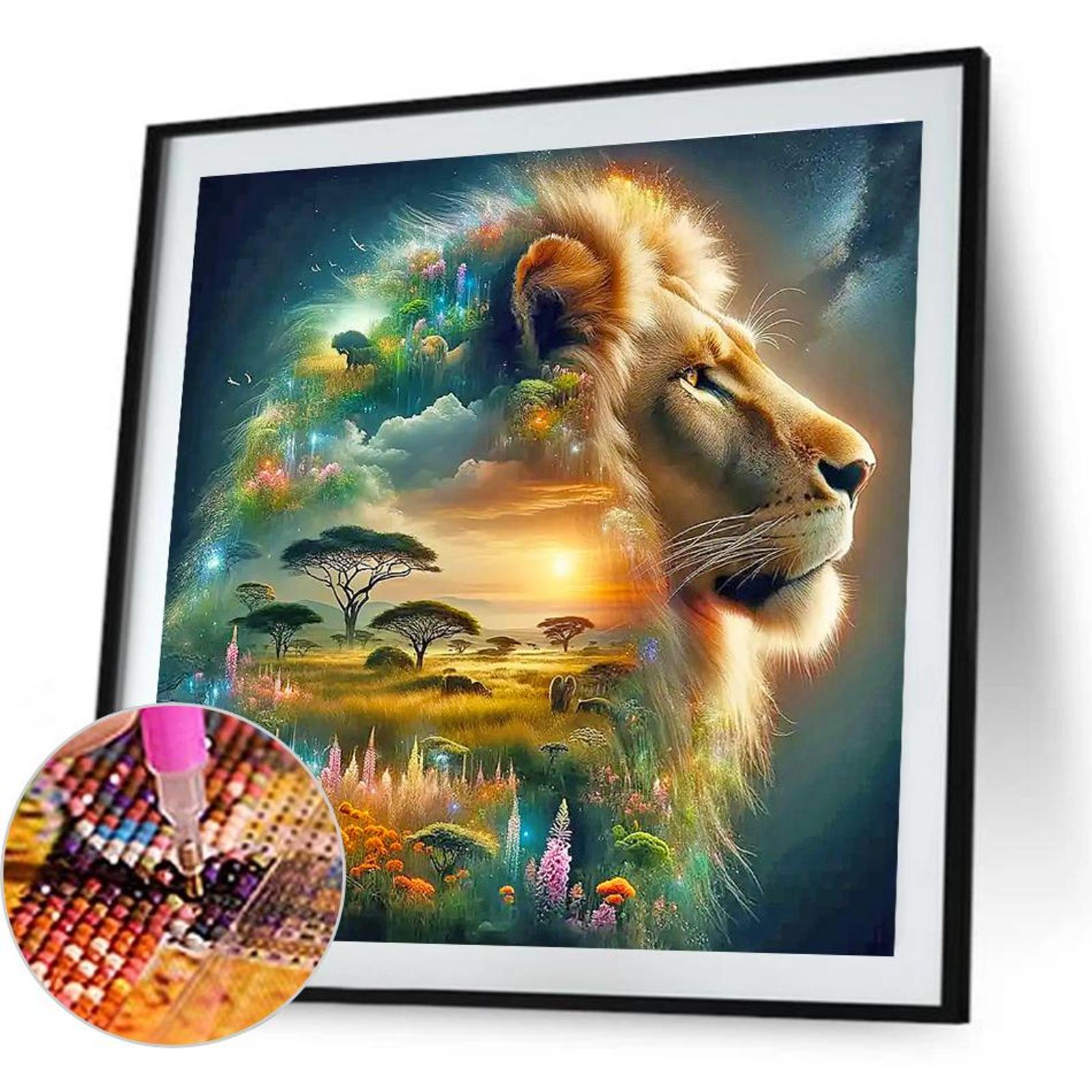 5D DIY Full Round Drill Diamon – Art Craft Lion Bewertung und Preis
