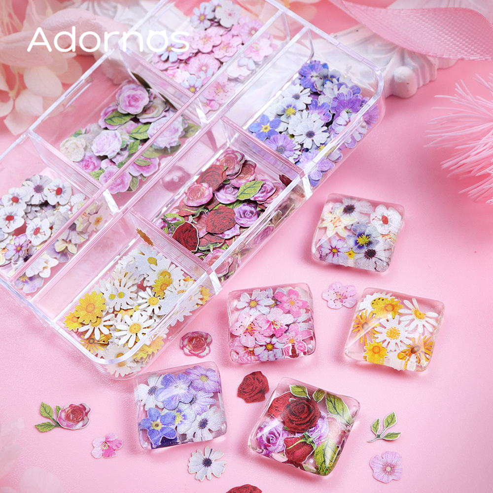 6 Grids Flowers Wood Pulp Chip – Art And Craft Valentine Bewertung und Preis