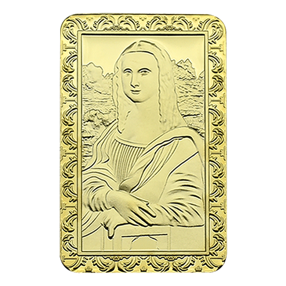 Mona Lisa Gold Bar Da Vinci Me – Art Craft Holiday Bewertung und Preis