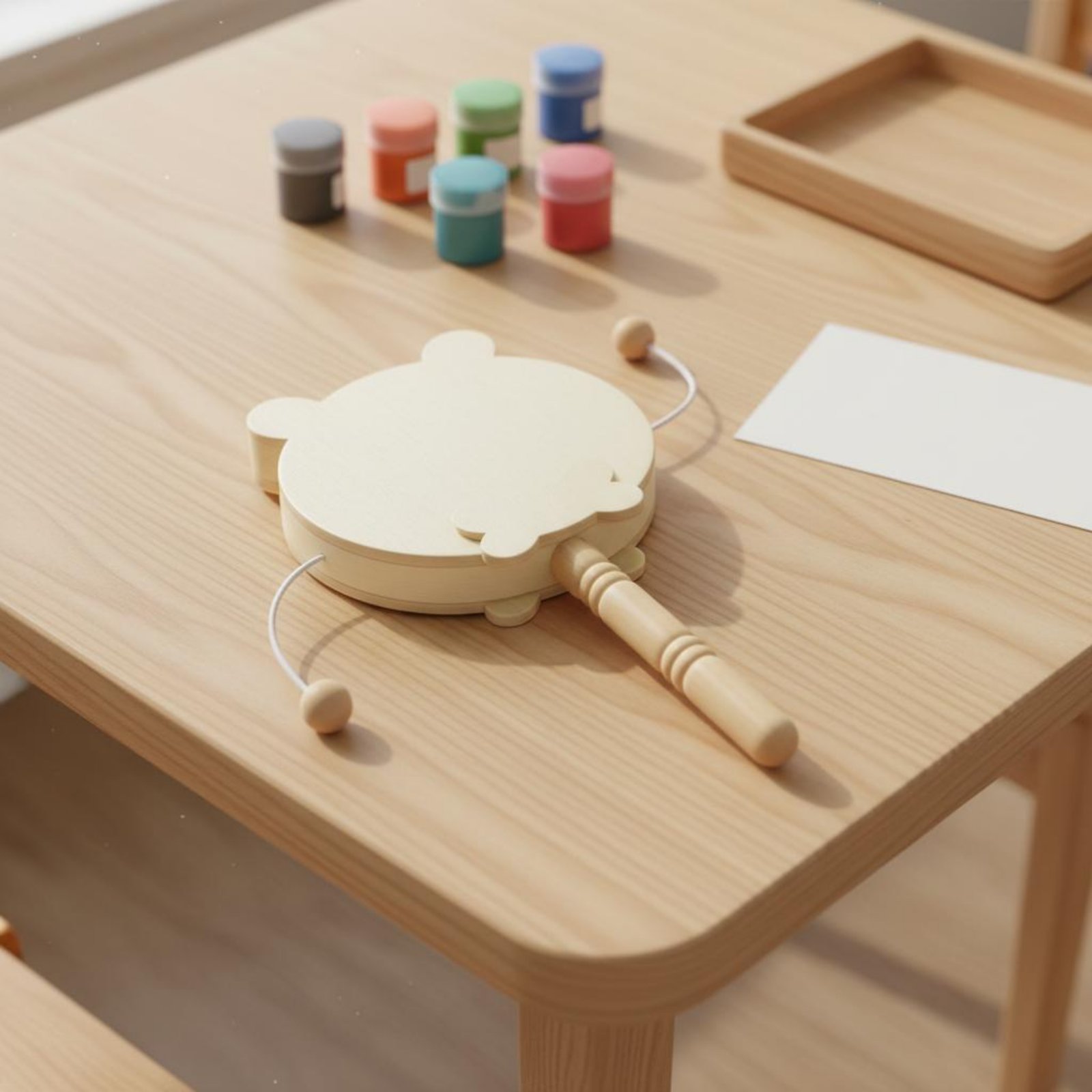 DIY Wooden Rattle Drum Even-Su – Art Craft Workshop Bewertung und Preis