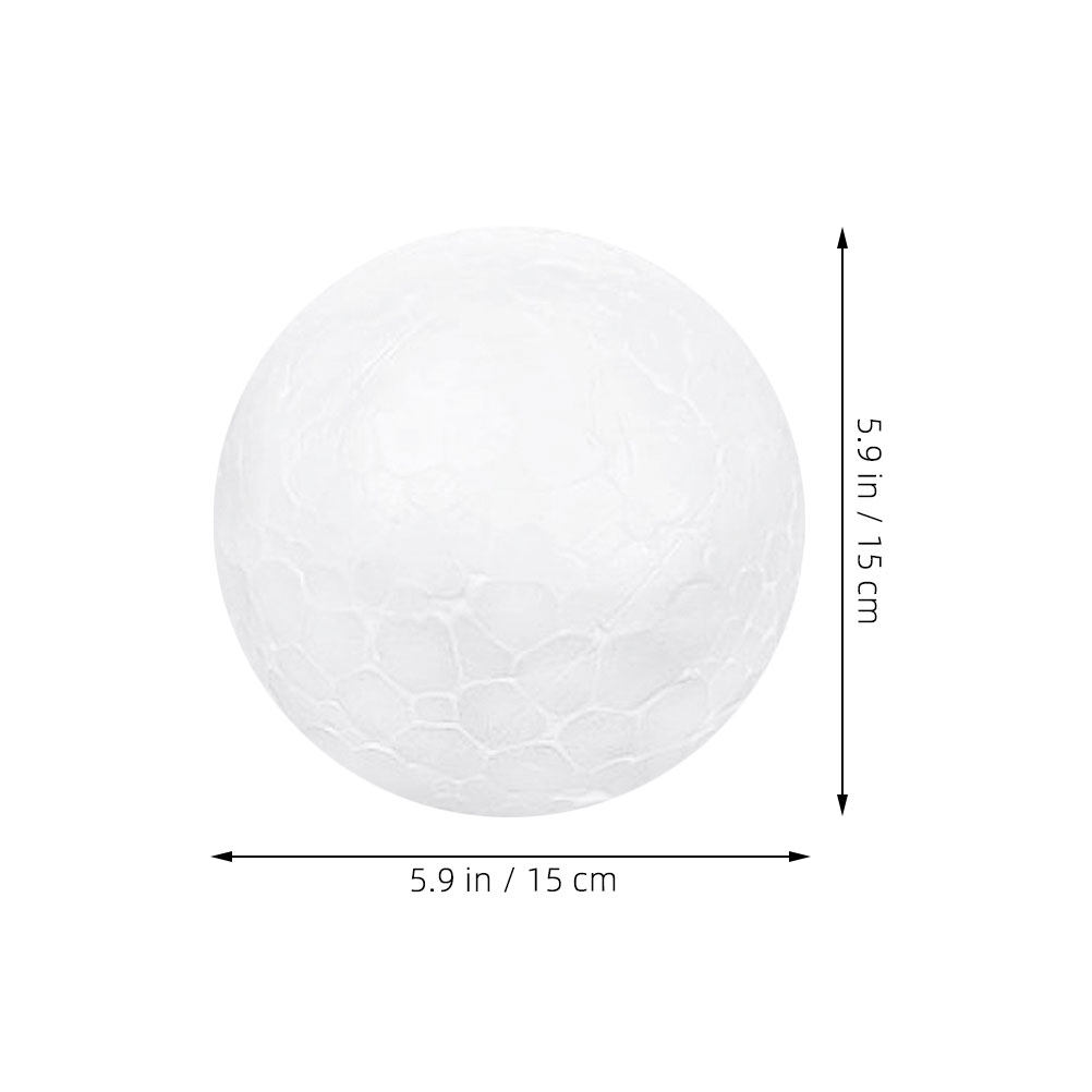 2Pcs Snowman Foam Balls White  – Art Craft Holiday Bewertung und Preis