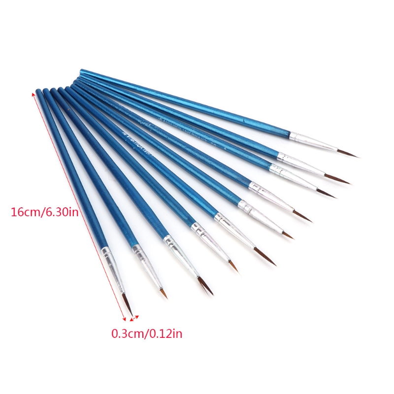 10Pcs/Set Nylon Hair Paint Bru – Watercolor Brush Pen Bewertung und Preis