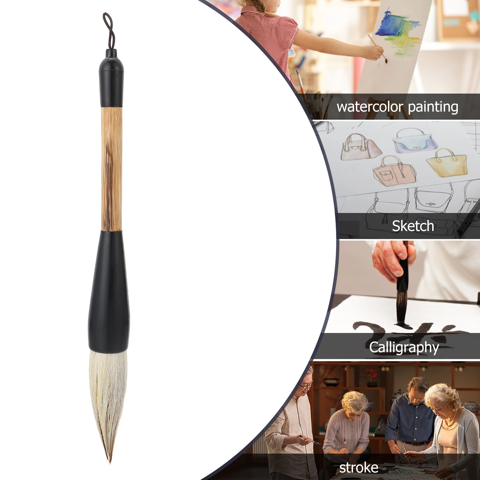 1Pcs Wolf and Goat Hair Large  – Watercolor Brush Pen Bewertung und Preis
