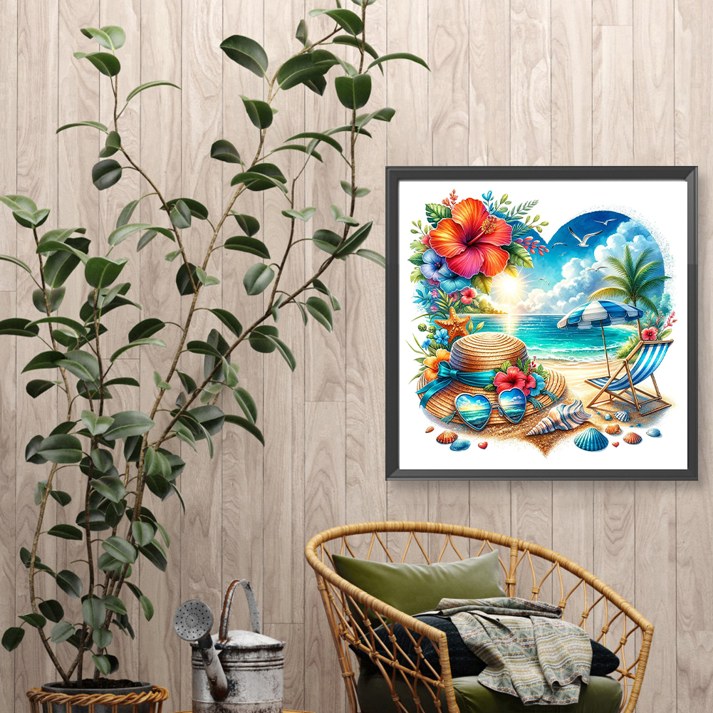 Summer Beach Full DIY 5D Round – Art Craft Gift Ideas Bewertung und Preis