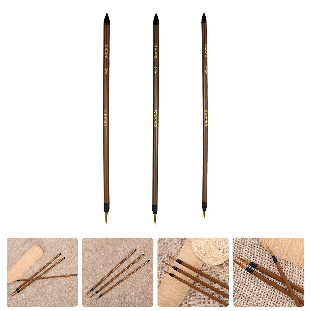3Pcs Wolf Hair Line Drawing Pe – Watercolor Brush Pen Bewertung und Preis